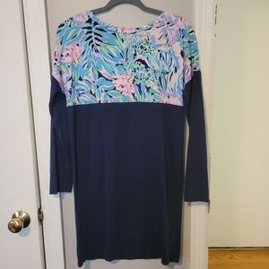 Lilly pulitzer long Finn shirt dress